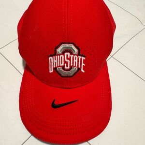 Nike Bright Red Cap with Black Strap